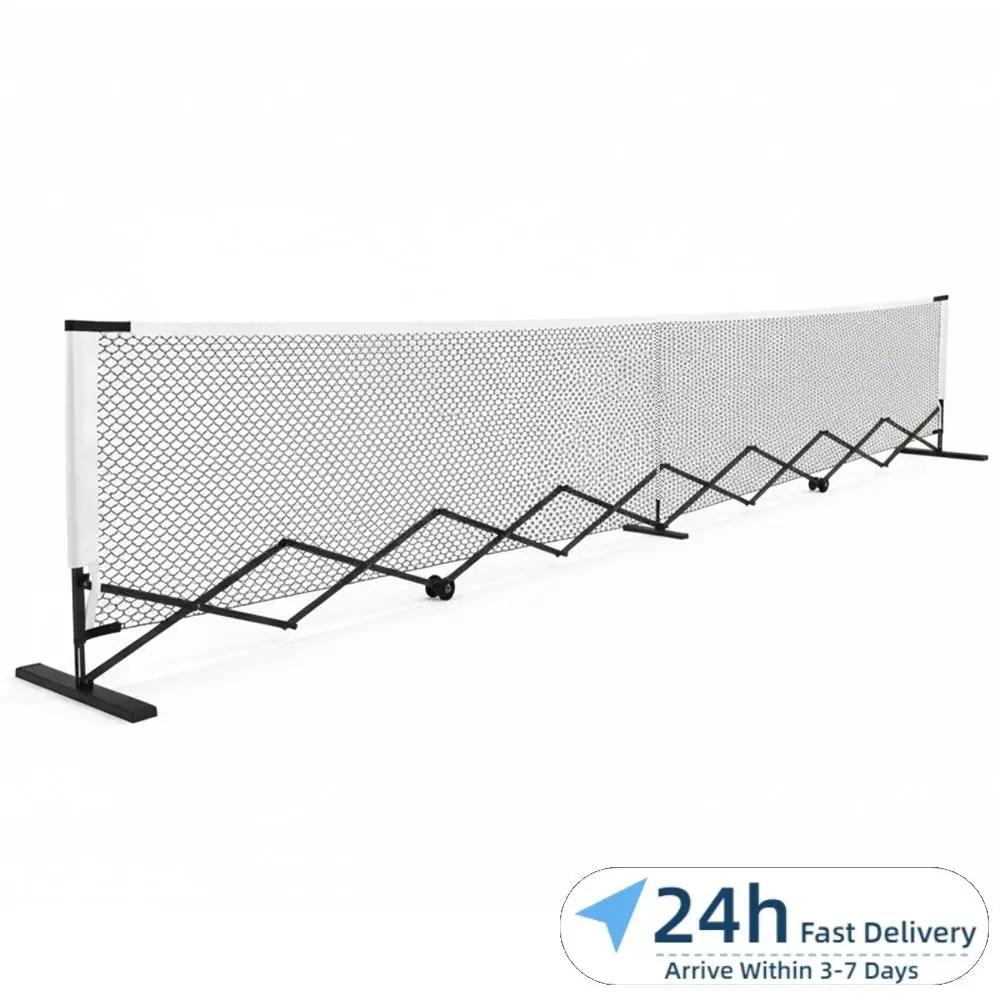 

Сетка для пиклбола 22 фута, система для игры в пиклбол с прочной металлической рамой, не требует сборки, с сумкой для переноски, для использования в помещении и на улице