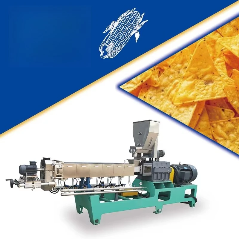 Customized Corn Flakes Production Line Twin Screw Extruder Corn Flakes Making Machine