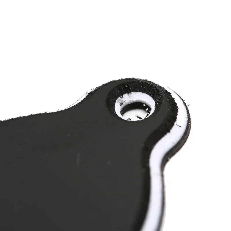 2 Holes Bell-shaped PVC Truss Rod Cover Plate Scroll Plate for Gibson LP SG Flying V ES Guitar Black - view 4