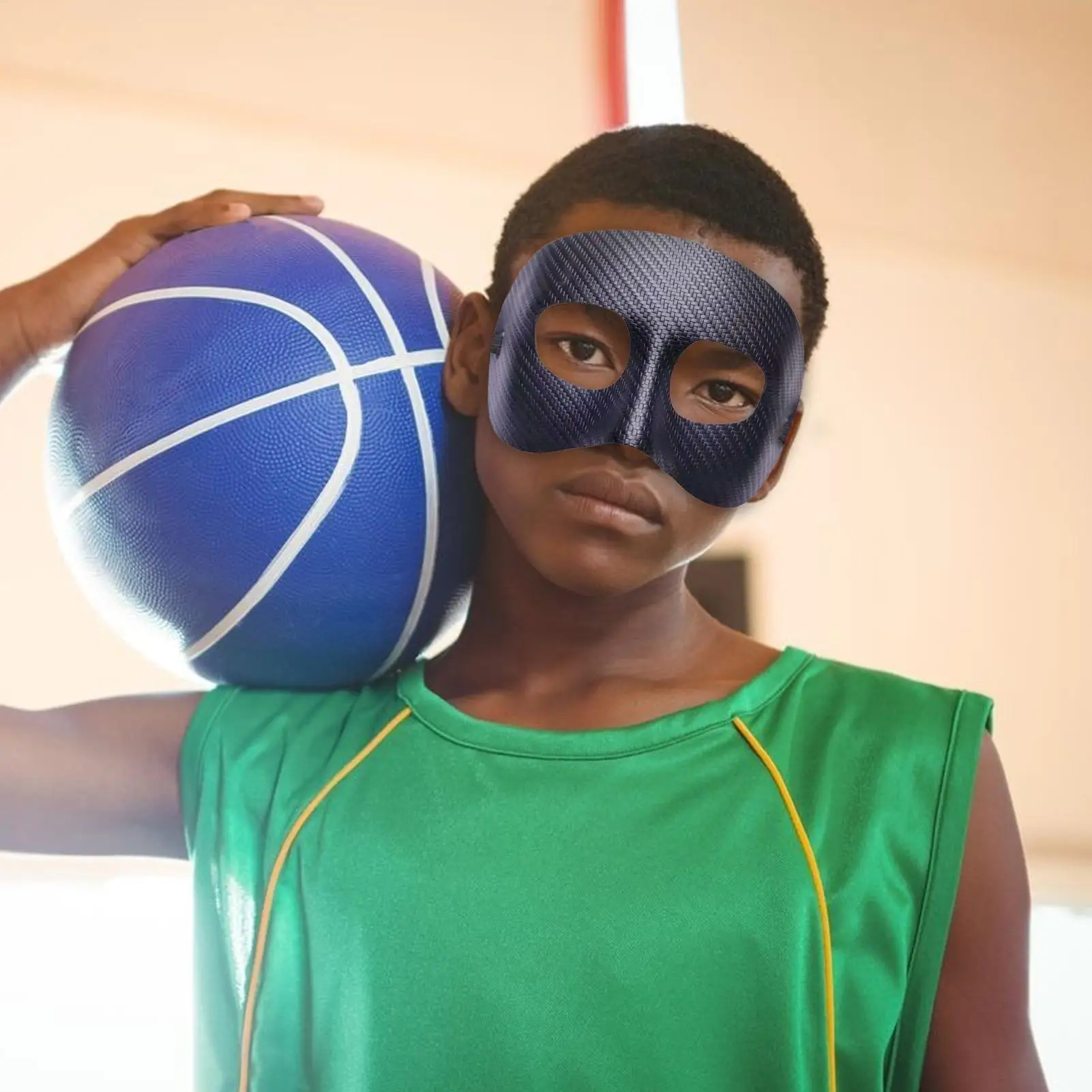 Basketball Fußball Sport Nasenschutzmaske, Anti-Kollisions-Gesichtsschutz für gebrochene Nase, atmungsaktive Sportschutzausrüstung