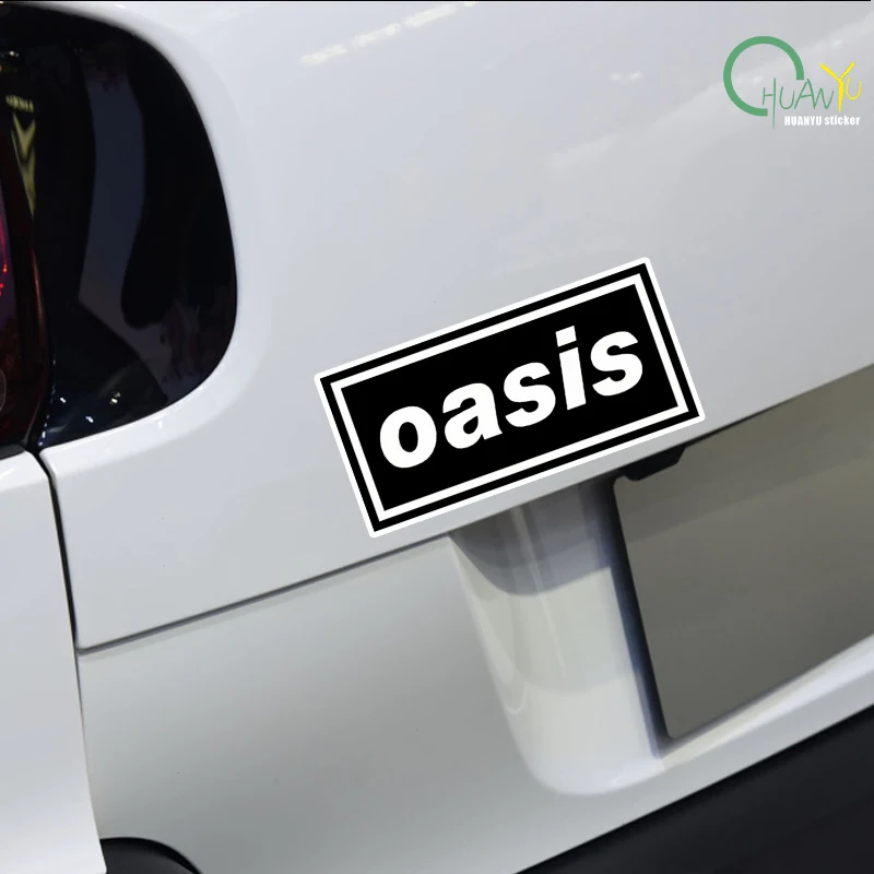Oasis story rock band creative personality cute flag car sticker motorcycle sticker waterproof decoration view 6