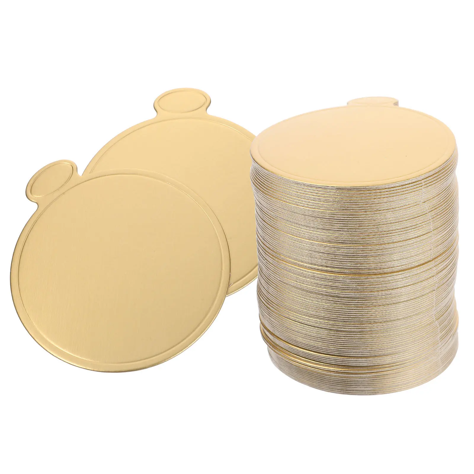 Mini Round Cake Boards Sturdy Cardboard Cake for Wedding Birthday Party Mousse Dessert Display Baking