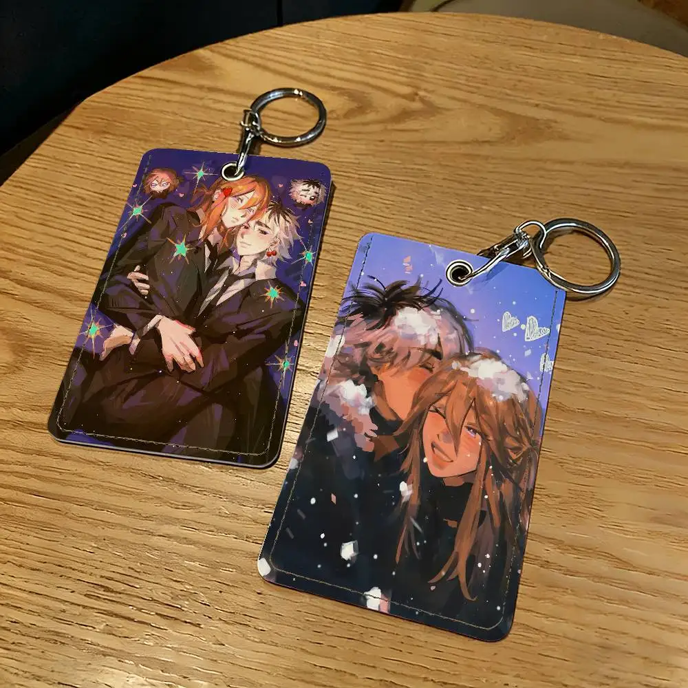 Manga C-Cherry C-Crush Card Holder Keychain Key Ring Door Lock Access Protective Case For Security Gift