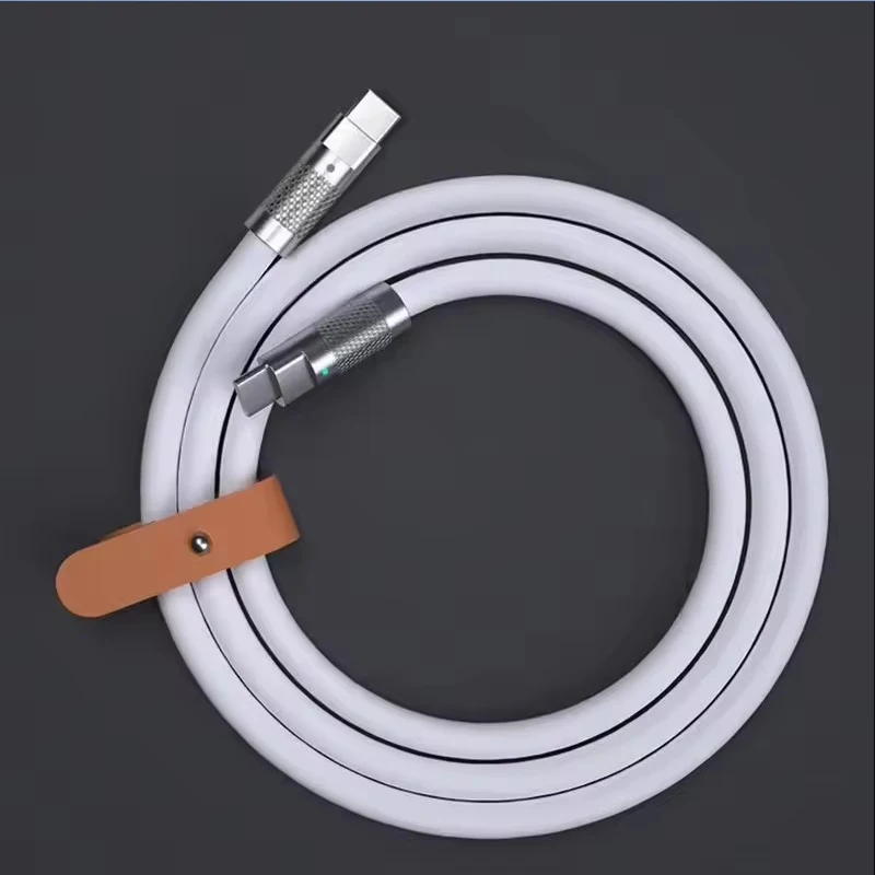 120W 6A Kabel Super Schnelles Laden PD Typ-C Flüssigsilikonkabel 1M 1,5M 2M Kabel C zu C Schnellladekabel für Xiaomi iPhone