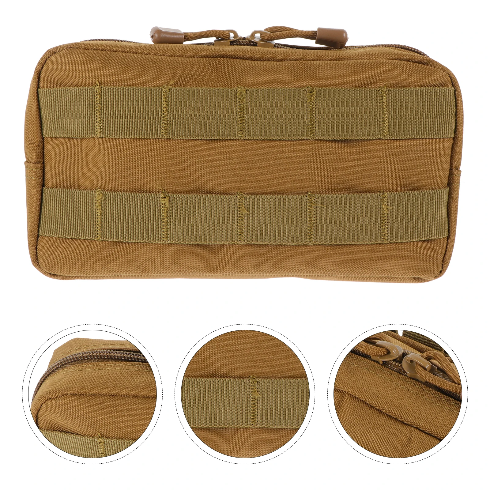 

Tactical Commuter Bag Small Oxford Cloth For Phone Keys Cash Zipper Closure Hiking Workout Dog Walking Outdoor Accessory