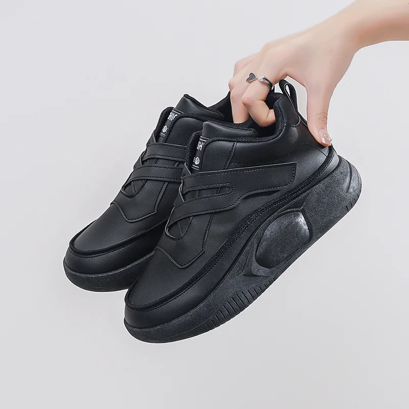 Zapatos blancos de tacón grueso para mujer, mulas de talla grande, zapatillas deportivas para ancianos, Zapato ergonómico, Tenes deportivos, alta moda, el mejor abrazo