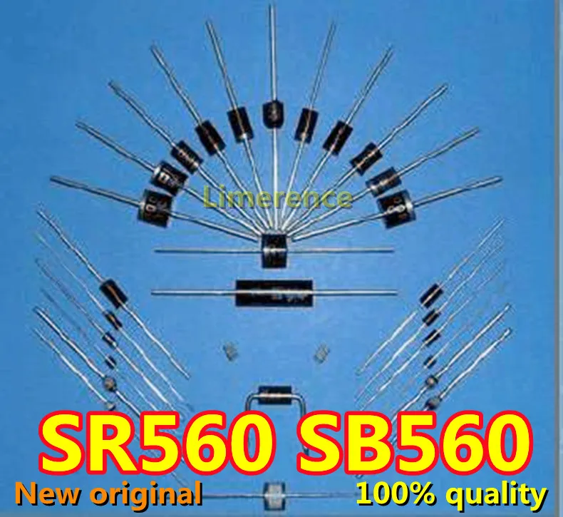 10PCS SR5100 SR5200 SR3100 SR2100 SR240 SR260 SR540 SR560 DO-27 Schottky diode rectifier diode 