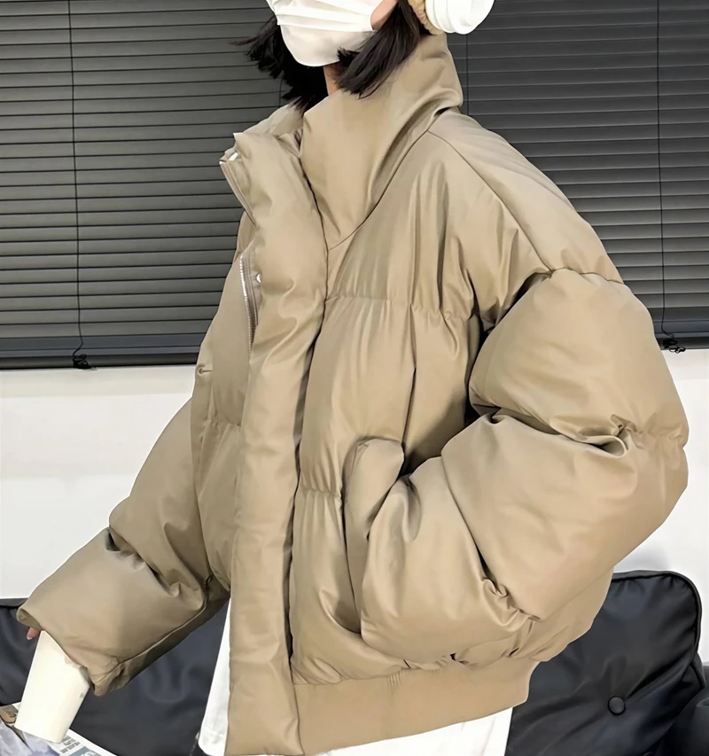 

Парки женские длинные осенние шерстяные флисовые подкладки с круглым вырезом без пуговиц с отложным воротником и рюшами на поясе с завязками OL