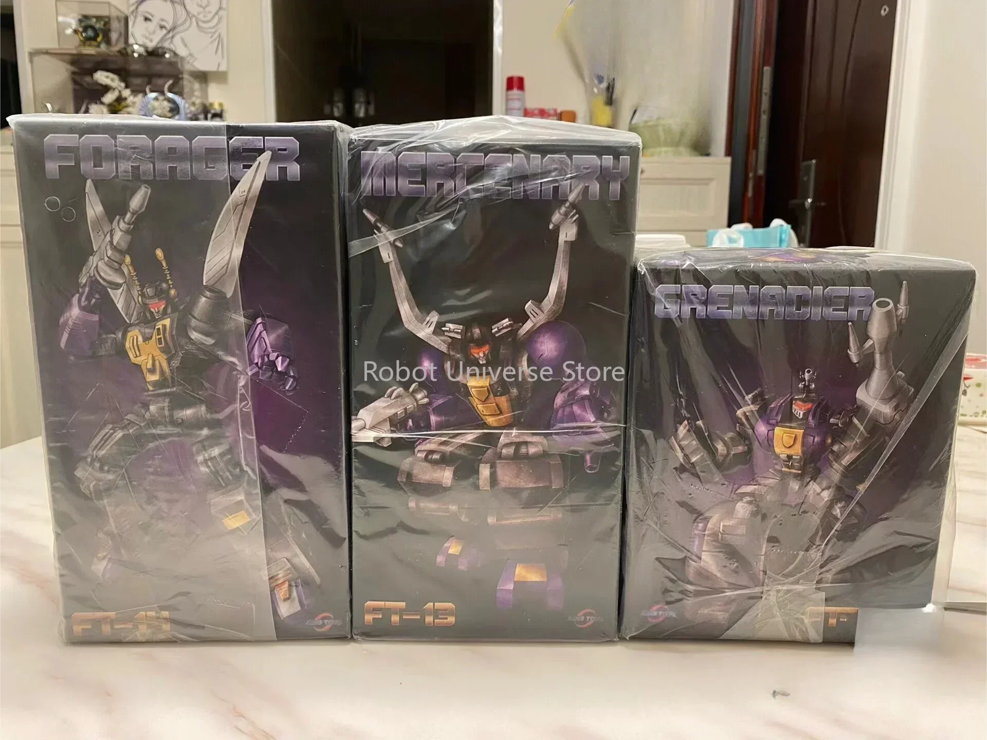 【NEW IN STOCK】Transformation FansToys FT FT-12T FT-13 FT-14 Insecticon Kickback SHRAPNEL Bombshell Mp Ratio Robot Action Figure