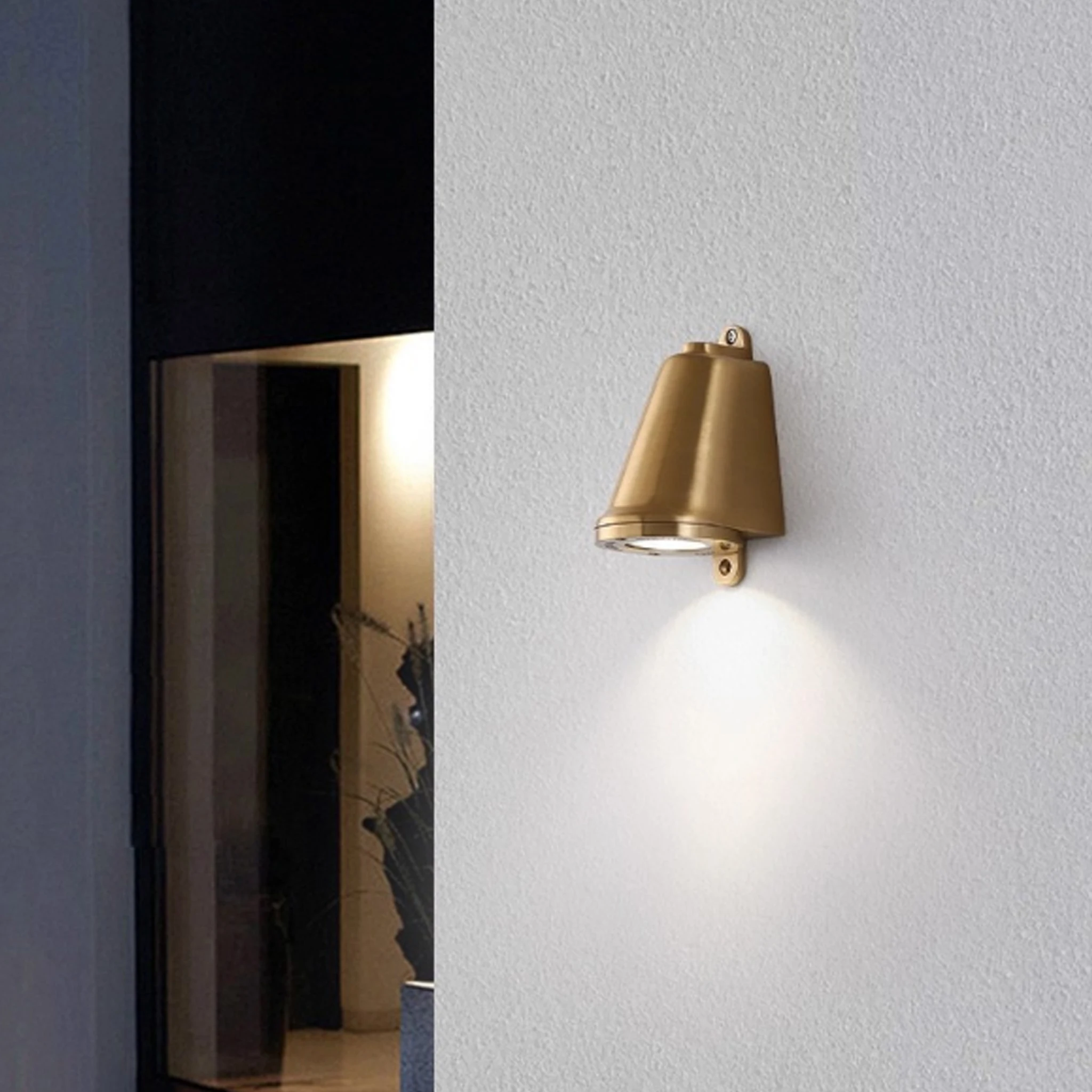 Aluminiowa lampa ścienna LED n – Outdoor Lighting Bronze recenzja i cena