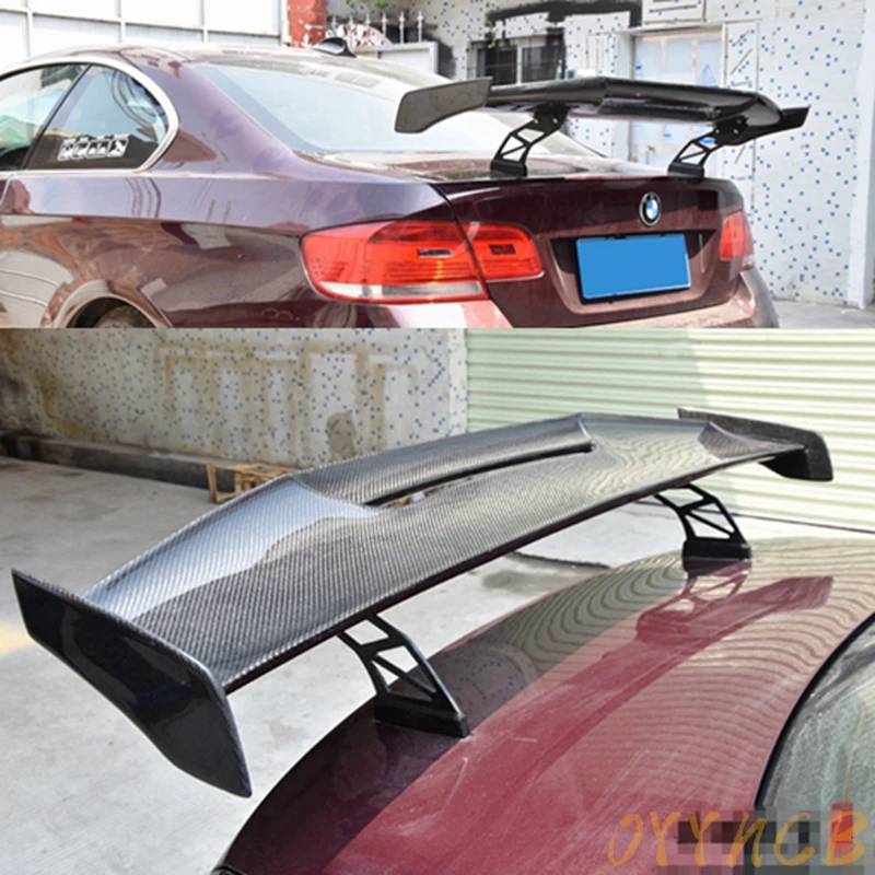 

For BMW F10 F30 F82 F80 F36 F32 E90 E92 E93 E60 G20 G30 M2 M3 M4 M5 M6 GT Rear Carbon Fiber / Forged carbon Spoiler