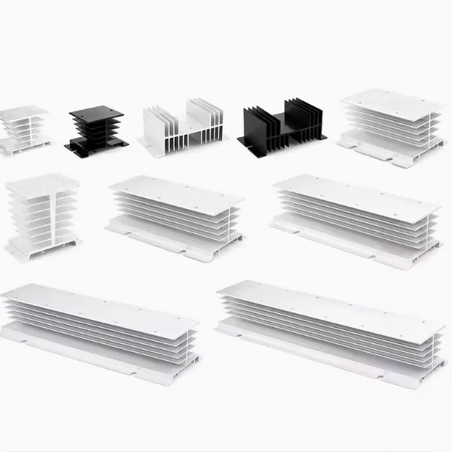 

Твердотельное реле SSR, радиатор, однофазная основа радиатора, однофазная твердотельная основа радиатора