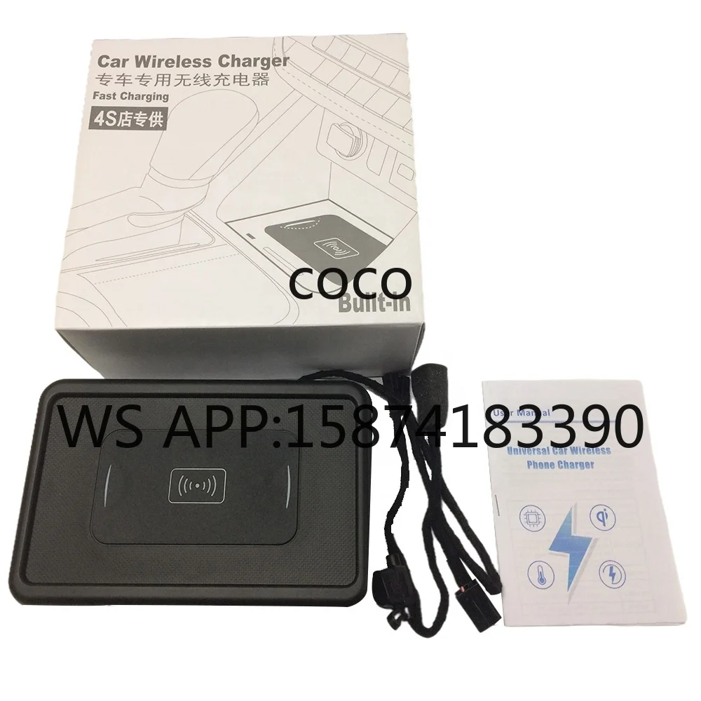 CRV 2017-2019 Custom Wireless Charger, Center Console Phone Holder Mount for iPhone 11 Samsung S20 S21