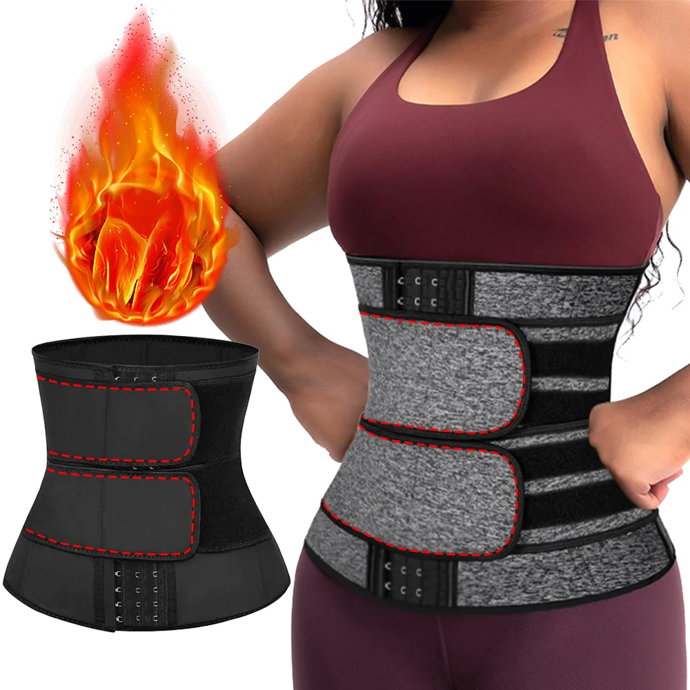 

Женский пояс для поддержки талии, пояс для тренировки талии, триммер для похудения, фитнес, поддержка спины, пот, сауна, корсет для похудения, Fajas