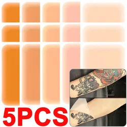 5PCS Waterproof Tattoo Flaw Conceal Stickers Set Temporary Tattoo Cover-up Patches Full Cover Body Tattoos Scars Skin-friendly