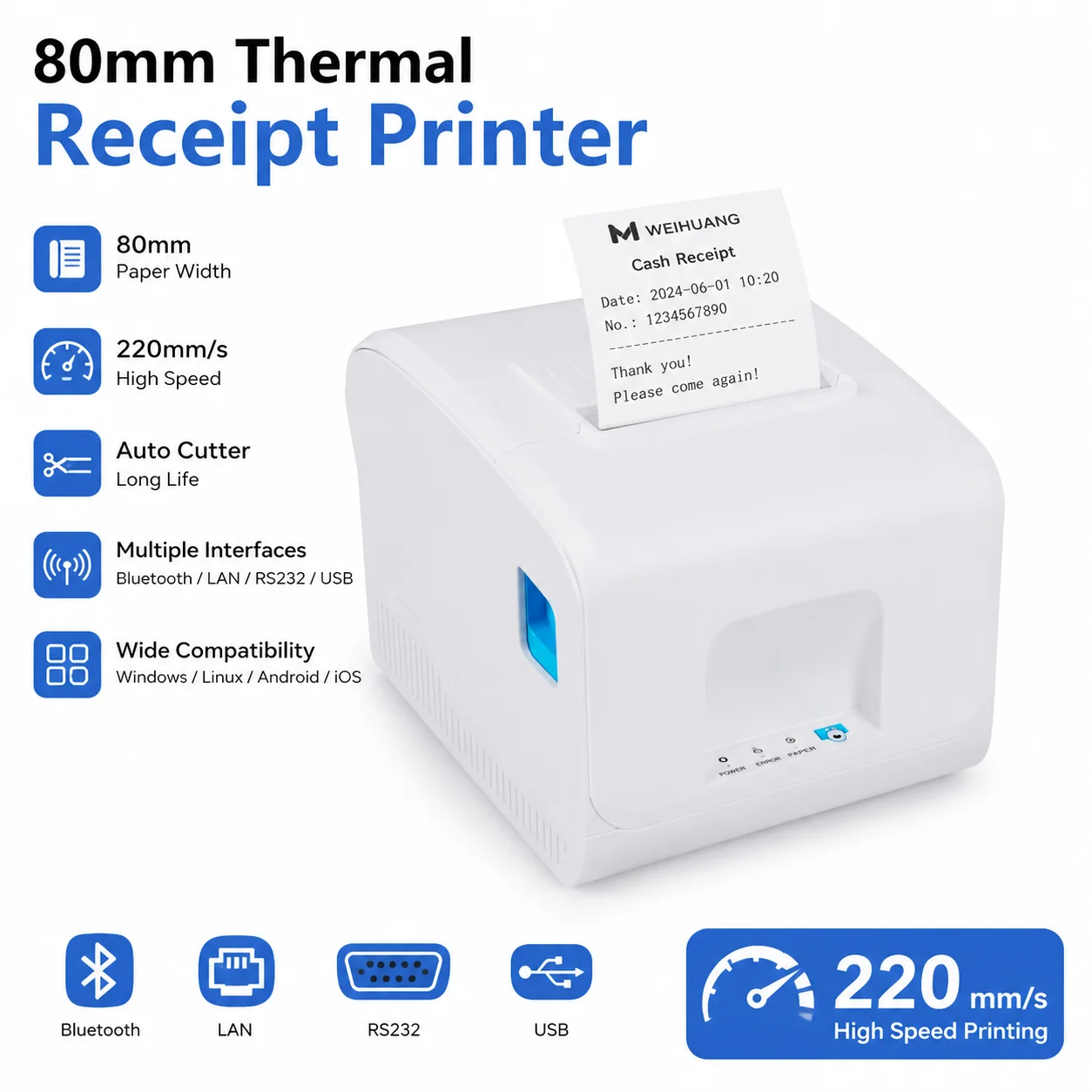 Commercial 80mm Thermal Receip - Commercial Printing Network ulasan dan harga