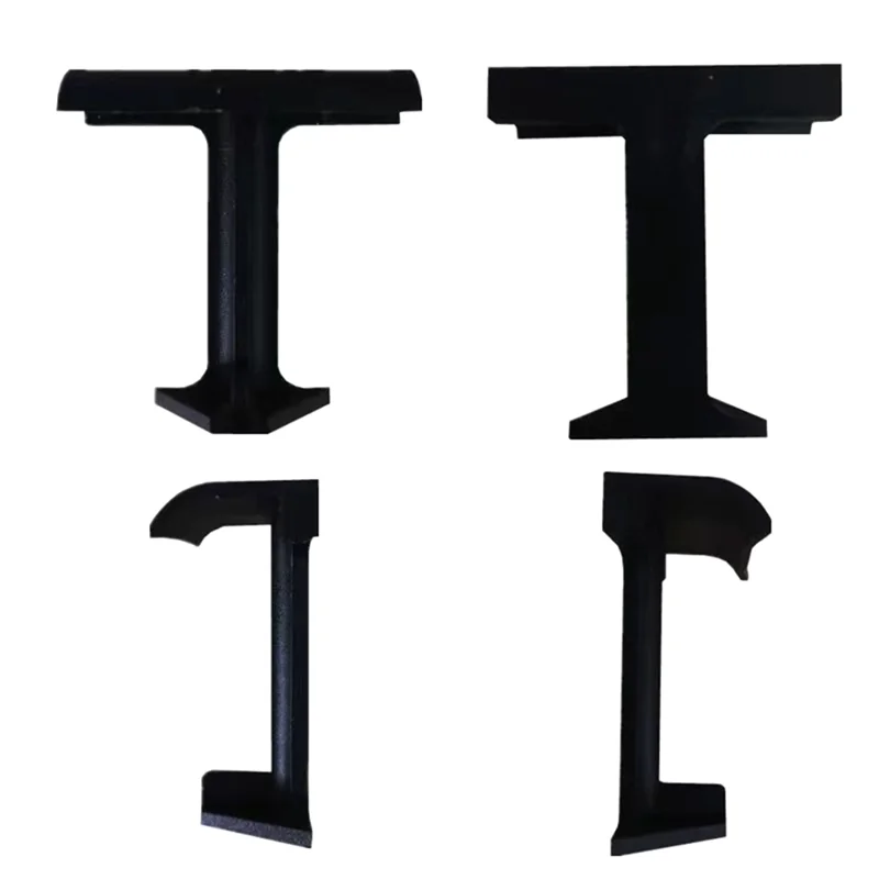 ABKJ-30PCS PV Modules Clips Black Clips For Water Drain Photovoltaic Panel Water Drain Clips