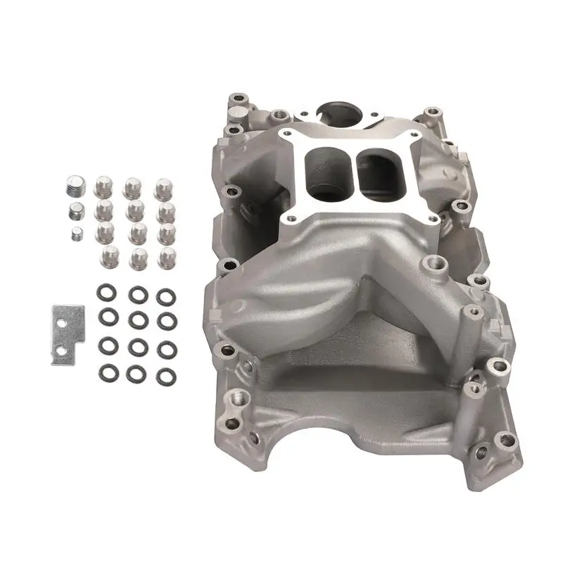 Intake Manifold: Small Block Dual Plane Intake Manifold for Dodge Charger Challenger Chrysler Cordoba Plymouth 318 55026 85026 view 5