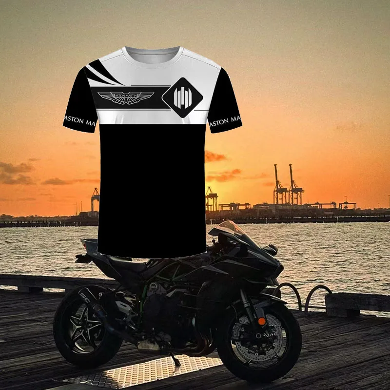 

Boutique Luxury Trend Brand Racing Clothes 3D Printing Sports Breathable Quick-drying Jerseys Men's and Women's Casual T-shirts