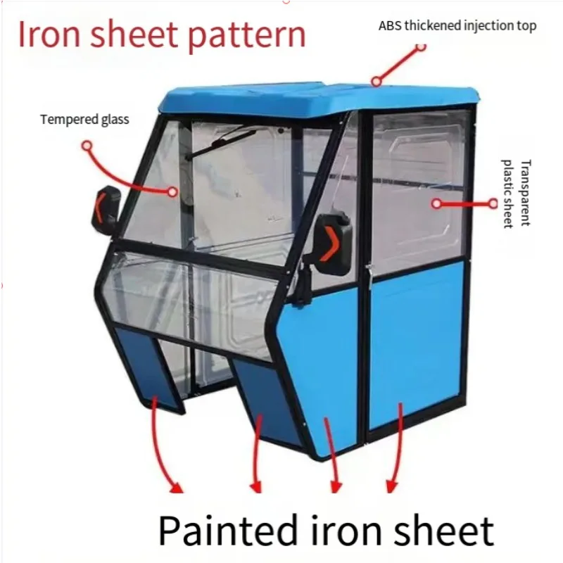 electric tricycle carport thickened iron plastic window cab fully enclosed shed