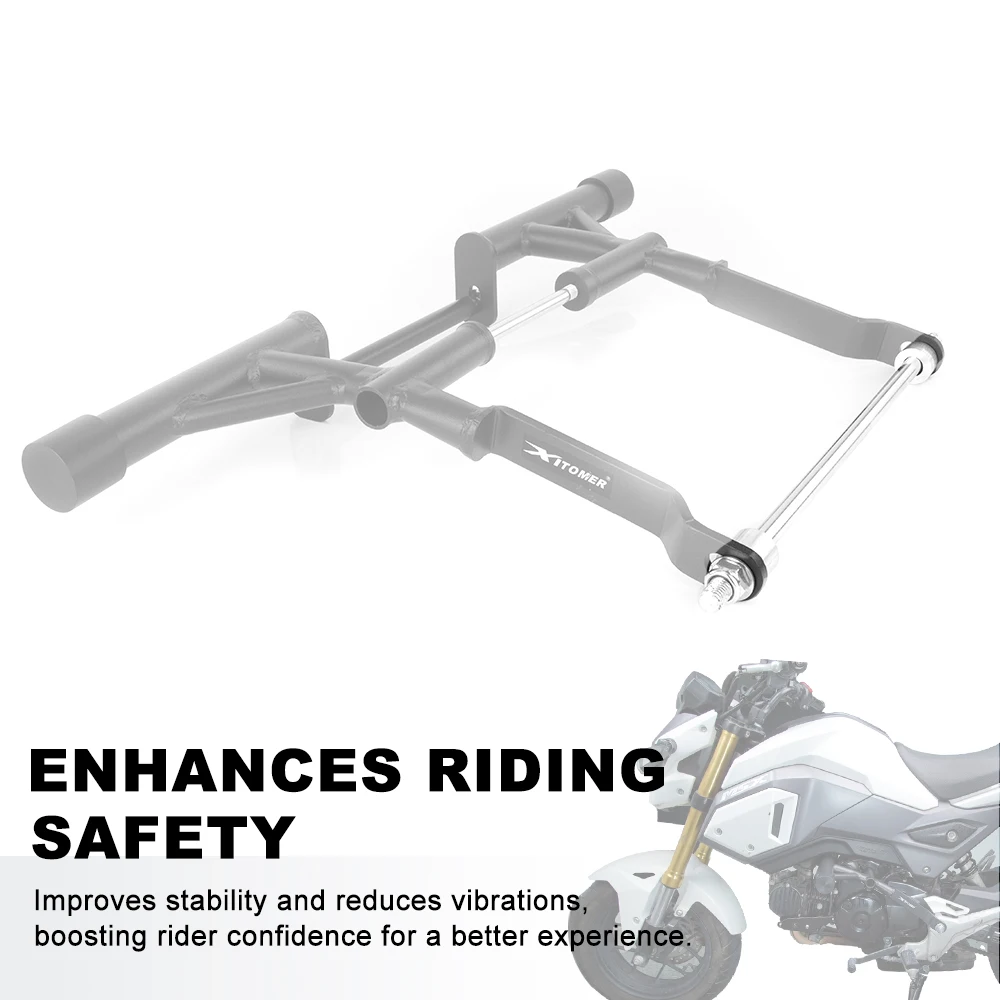 Cocok untuk Honda Grom 125 MSX125 2014-2020 Grom MSX125 Mesin Sepeda Motor Pelindung Jalan Raya Pelindung Bingkai Bumper Kandang Aksi Bar Tabrakan