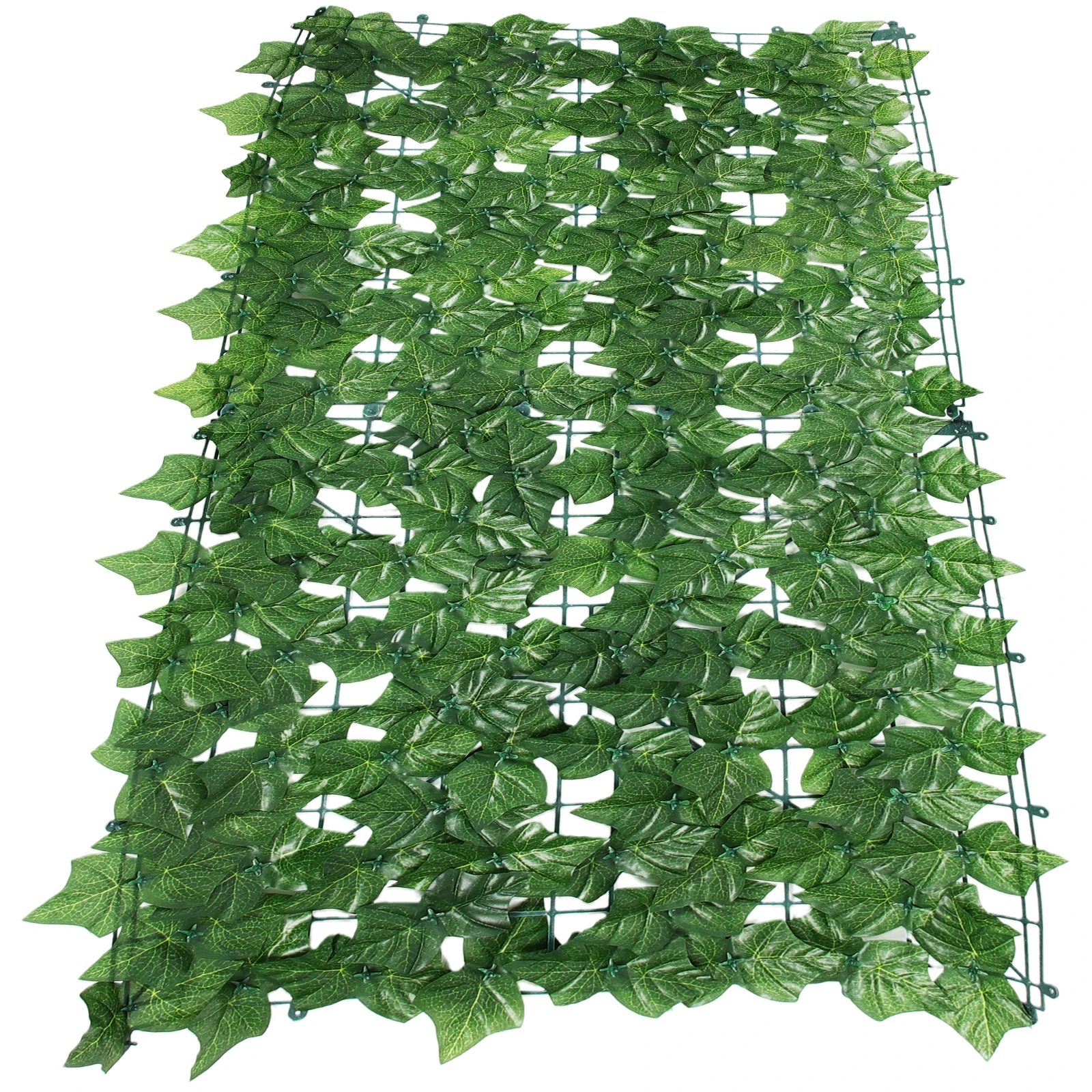 

Artificial Green Leaves Wall 1Mx50cm Faux Hedge Balcony Terrace Garden Fence Panel Leaf Trellis Lattice Outdoor
