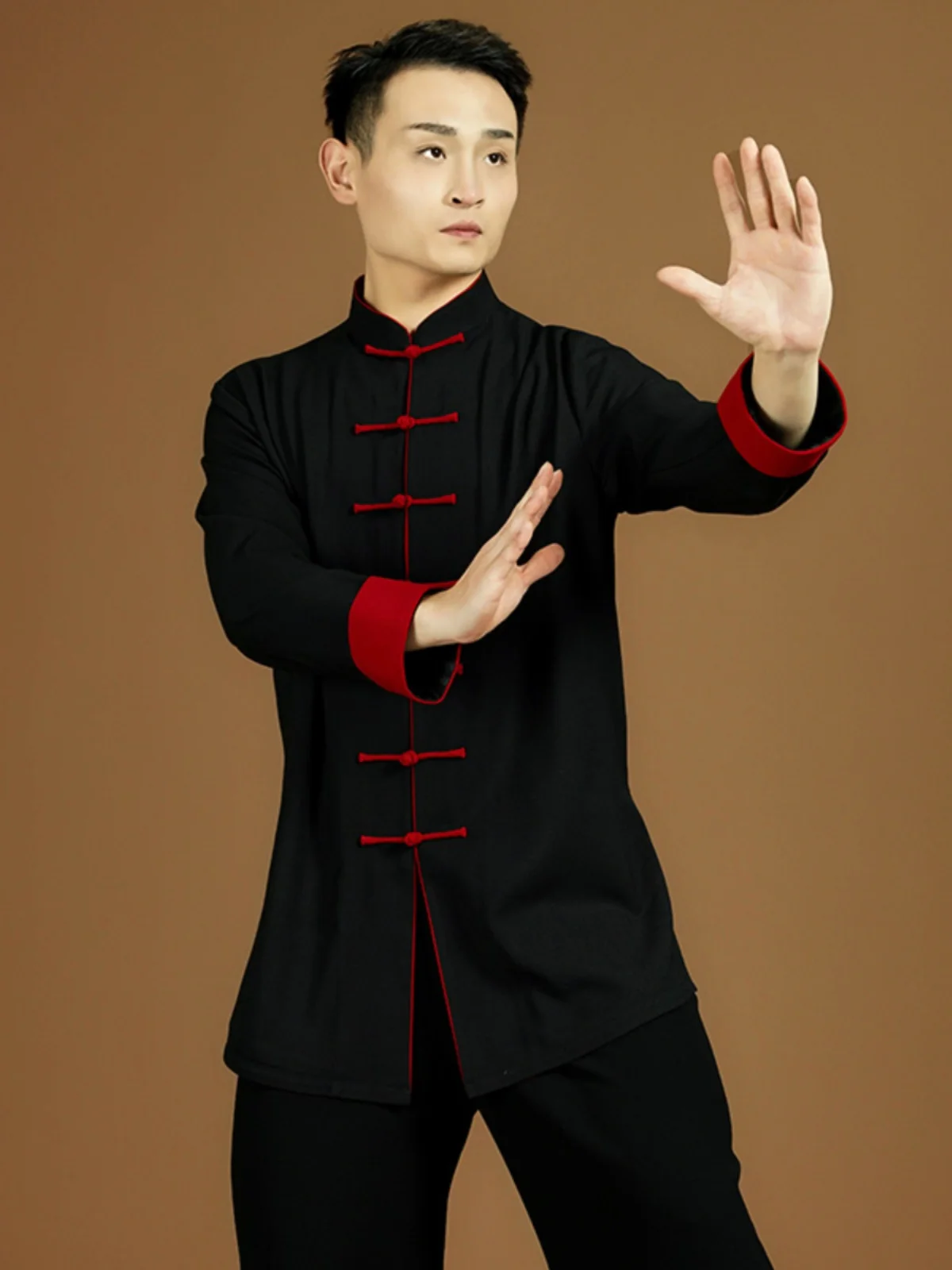 

Wudang Hemp Tai Ji Suit Male Exercise Clothing Female Thickened Cotton and Linen Performance Martial Arts Shadowboxing