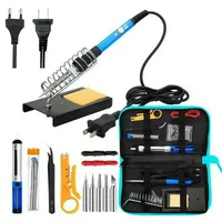 15pcs Constant Temperature Electric Soldering Iron Set 110V /220V/60W/Temperature Soldering Iron High Power Repair Welding Tools