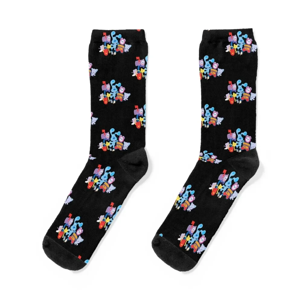 

Blue's Clues Friend Party Socks designer Stockings compression cute hockey Socks Women's Men's