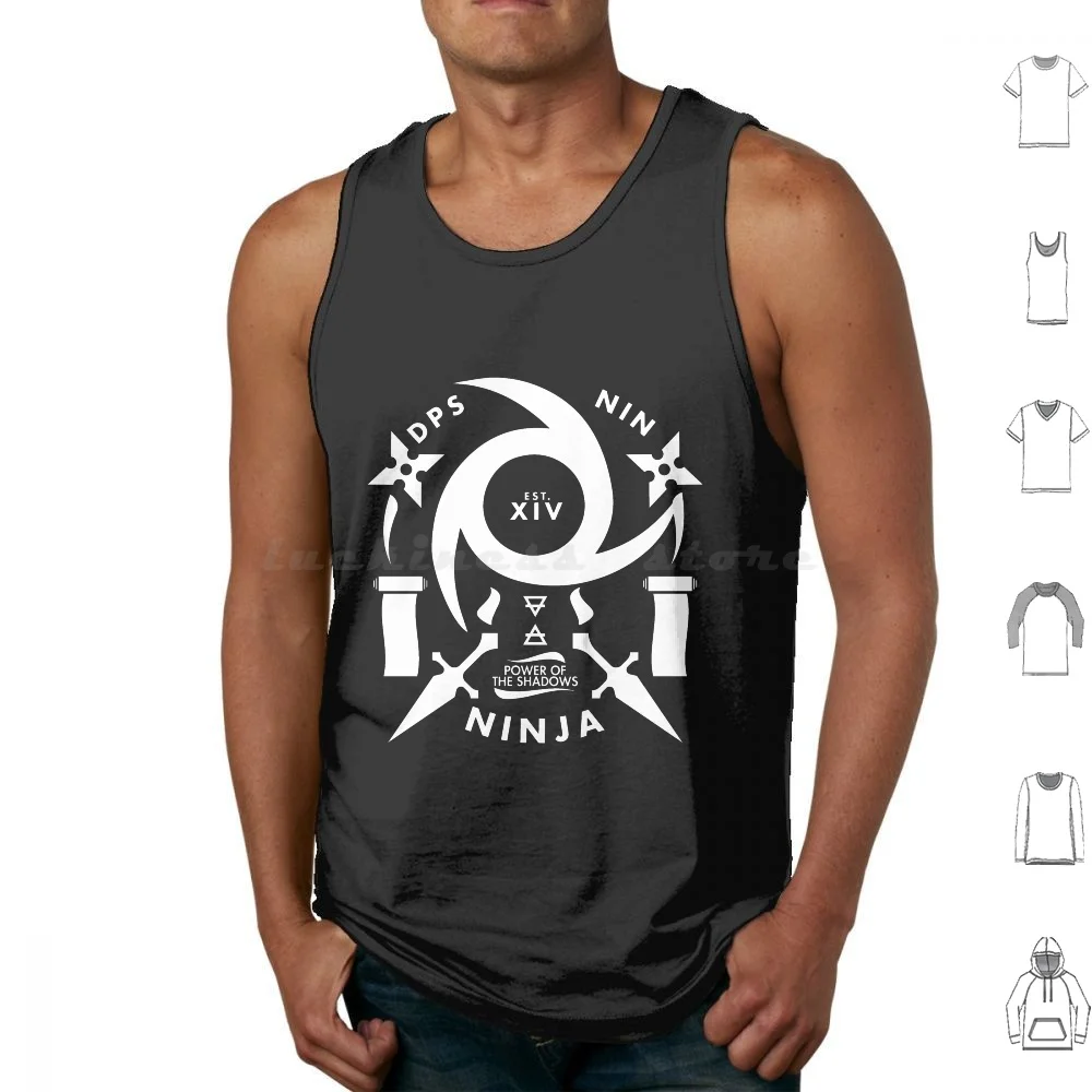 Ff14 Camisetas sin mangas de algodón estampado Final Fantasy Ffxiv Final Fantasy 14 Final Fantasy Xiv Ff14 Nin Games Gaming Pc Pc Master