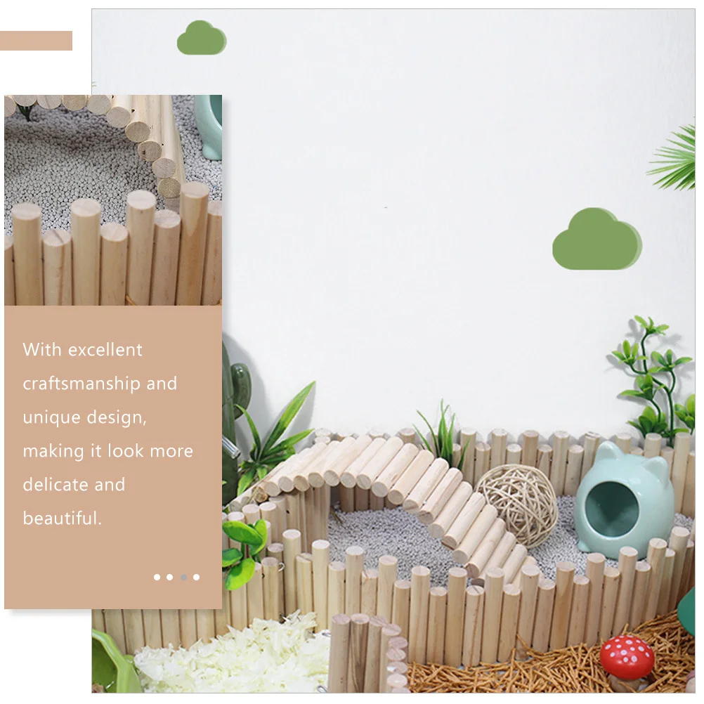 

Мини-деревянный забор «сделай сам», украшение для сада, ремесленный комплект для микропейзажа, маленький деревянный забор, декоративный орнамент