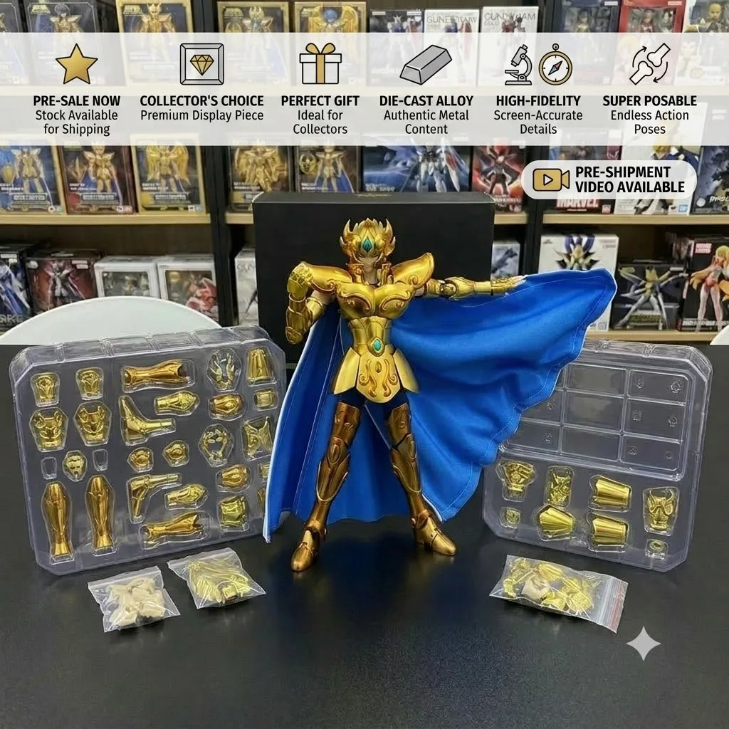 

[8 Hours Shipping] Saint Seiya MST Leo Aiolia Plus 3.0 Myth Cloth EX Series Model Diecast Metal Armor Action Figure Collectible