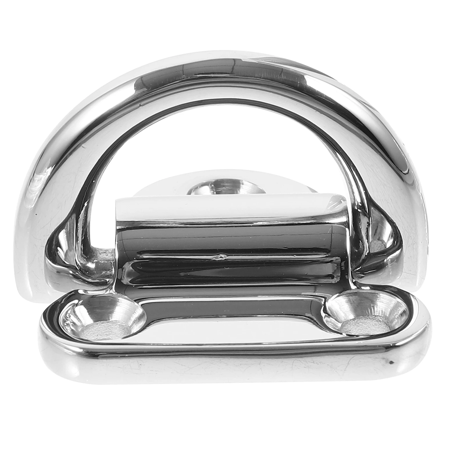 

Truck Accessories Stainless Steel D-shaped Buckle D-ring Tie down Anchors Trailer Outdoor Mount Silver Hook Hold Rings