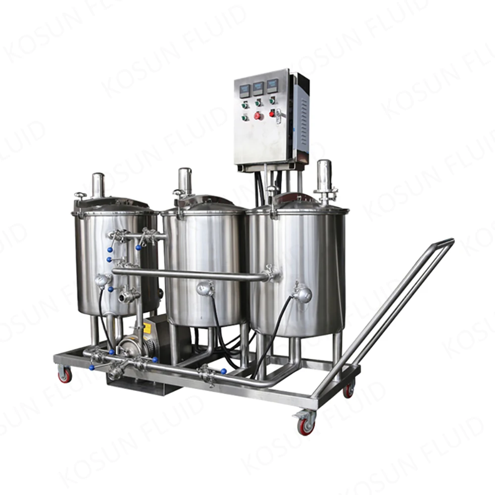 100L To 300L Compact Design Portable Cip Cart With Wheels
