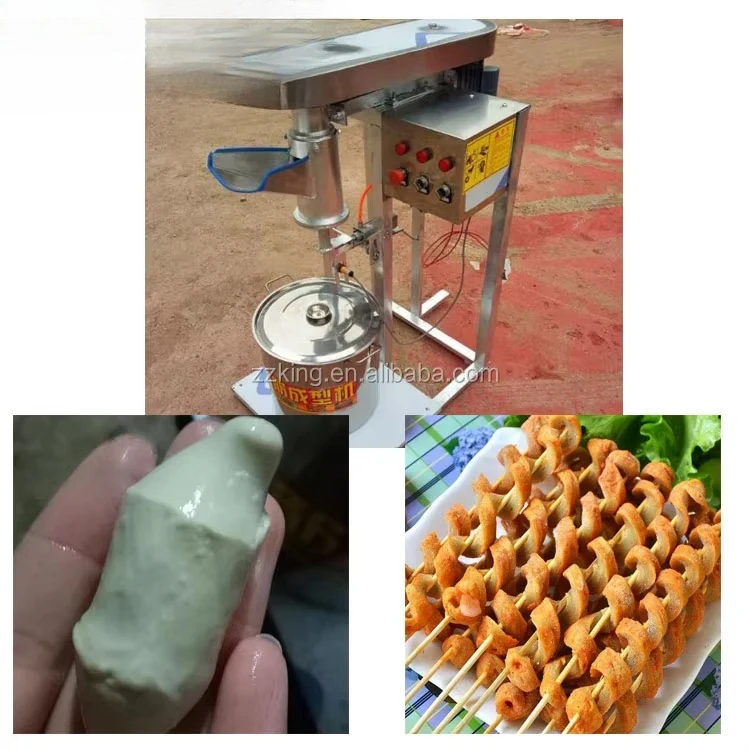 Glutine Seitan che produce formano la stringa del barbecue degli snack della macchina per modellare