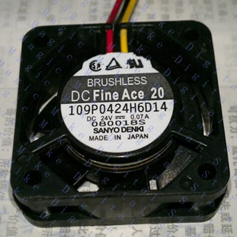 

H One For SANYO New 109P0424HD14 24V 0.07A 3-wire cooling fan