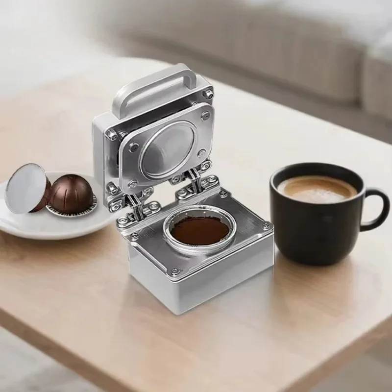 

Для электрического нагрева, бытовой ручной упаковщик для стручков эспрессо, алюминиевый упаковщик для кофейных капсул, привод из фольги