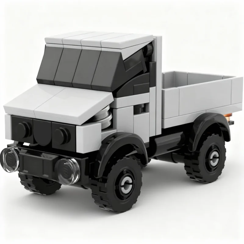 110pcs MOC Mercedesesed Benz Unimog Inspired Model Building Blocks Toys Construction Christmas Gift Kids Brick Creative Idea DIY