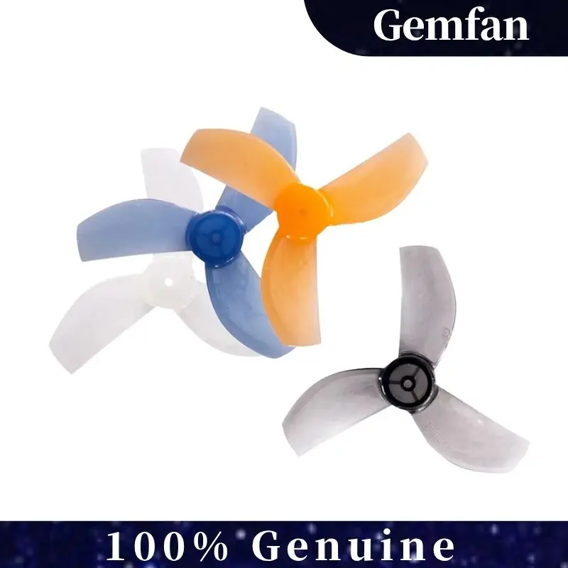 4쌍 Gemfan 35mm-3 35mm 3-블레이드 PC 마이크로 프로펠러 1.0mm RC FPV 레이싱 프리스타일 FPV Tinywhoop 드론용