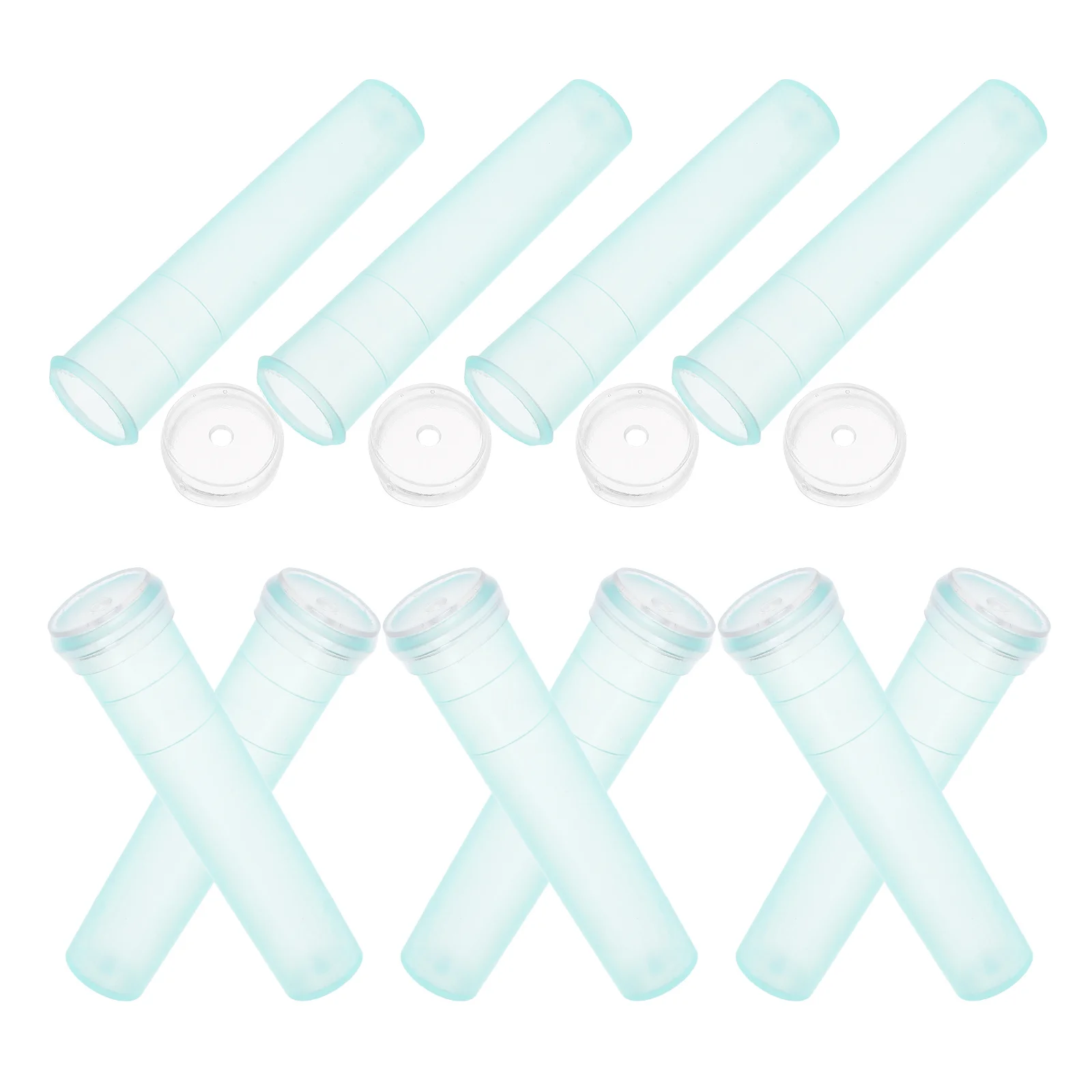 100pcs Fresh Flower Preservation Tube 7 Cm Long Light Green For Floral Arranging Flower Transport Florist Supplies Growing