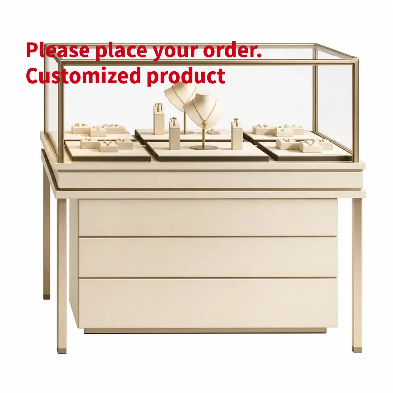 custom.Custom Glass Jewelry Display LED Lighted Watch Showcase Cabinet Jewelry Store Mall Boutique Retail Showroom