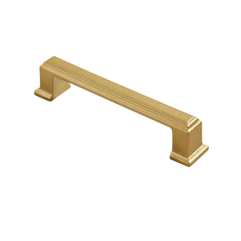 Modern Aluminum Alloy Furniture Pull Handles 96mm Hole Center Kitchen Cabinet  Drawer Handles Home Decor  Hardware Accessories
