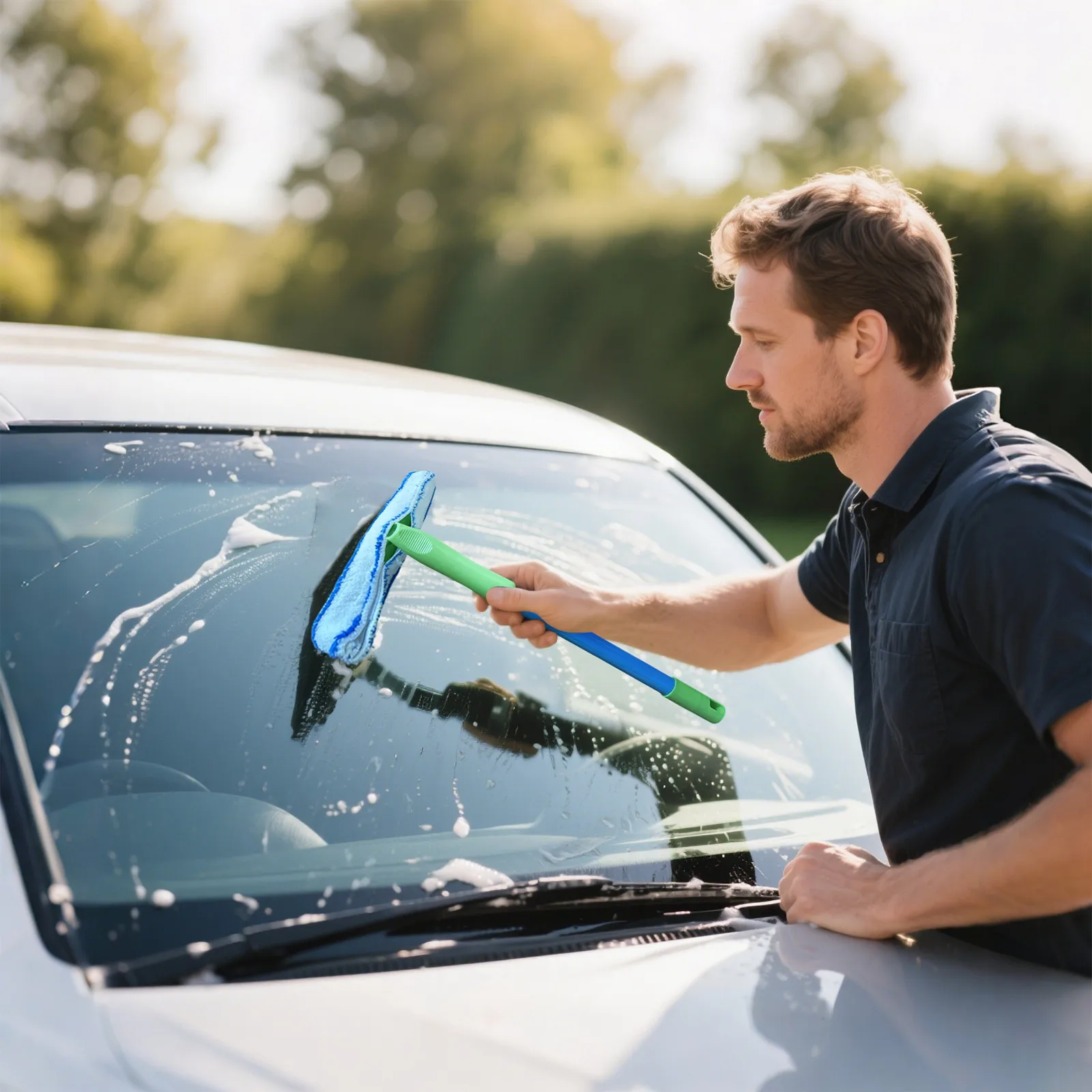 

Портативный автомобильный инструмент для чистки швабры, силиконовый скребок для окон, набор тканей из микрофибры, стеклоочиститель, лезвие для удаления воды, гаджет для чистки