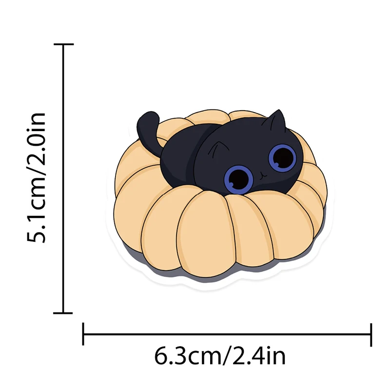 50 قطعة لطيف القط إخفاء والسعي القط الكتابة على الجدران ملصقات الكرتون DIY بها بنفسك جراب هاتف دفتر كوب ماء حقيبة ملصقات الاطفال اللعب الهدايا