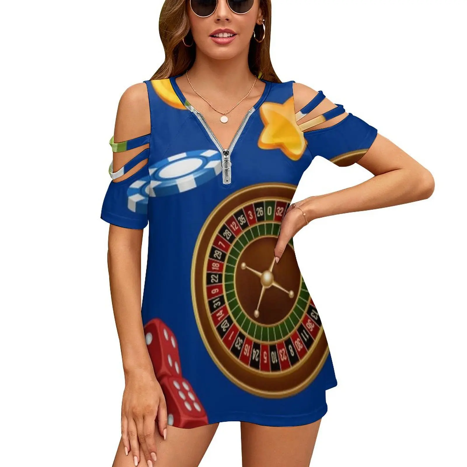 casino-time-camiseta-feminina-verao-moda-impressao-floral-com-decote-em-v-ziper-camiseta-oco-pulover-senhoras-topo-casino-poker-chips