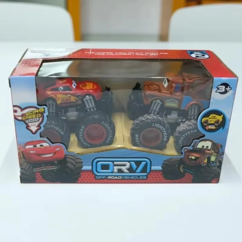 รถของเล่นดิสนีย์ พิกซาร์ แบบดึงกลับ รุ่นไลท์นิ่ง แมคควีน และแมทเทอร์  วัสดุพลาสติก ชุดของเล่นสำหรับเด็ก ของขวัญคริสต์มาส