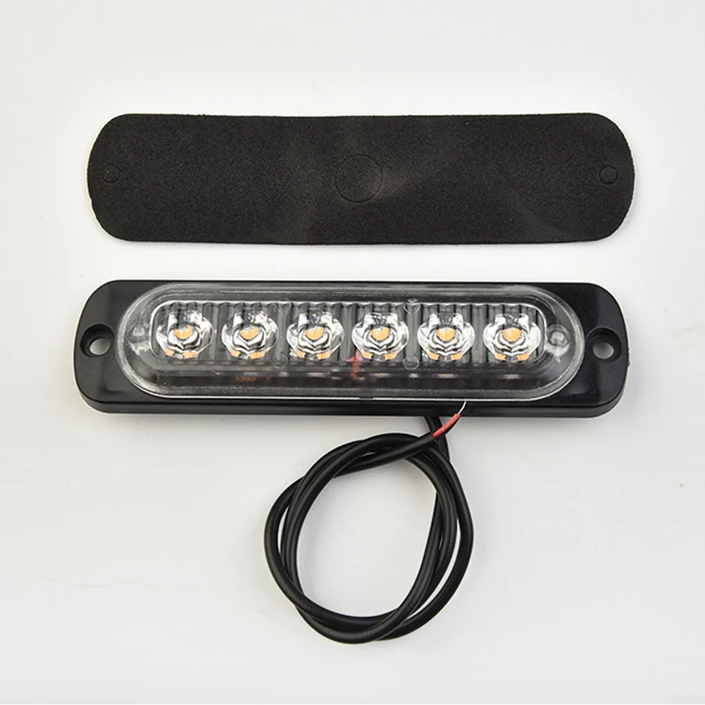 Lamp LED Flash Light Always Bright DC 12V Replace 1 Piece Yellow Light Accessory For Truck Light Black Housing