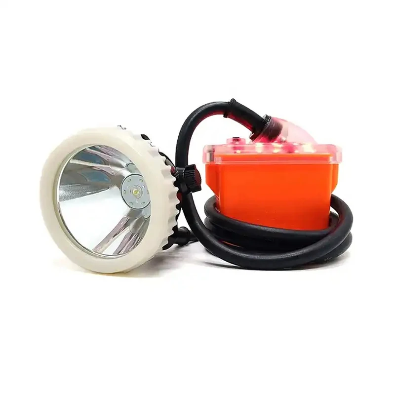 

KL5LM LED Miner Cap Lamp Rechargeable Safety Mining Headlamp with Strobe Light