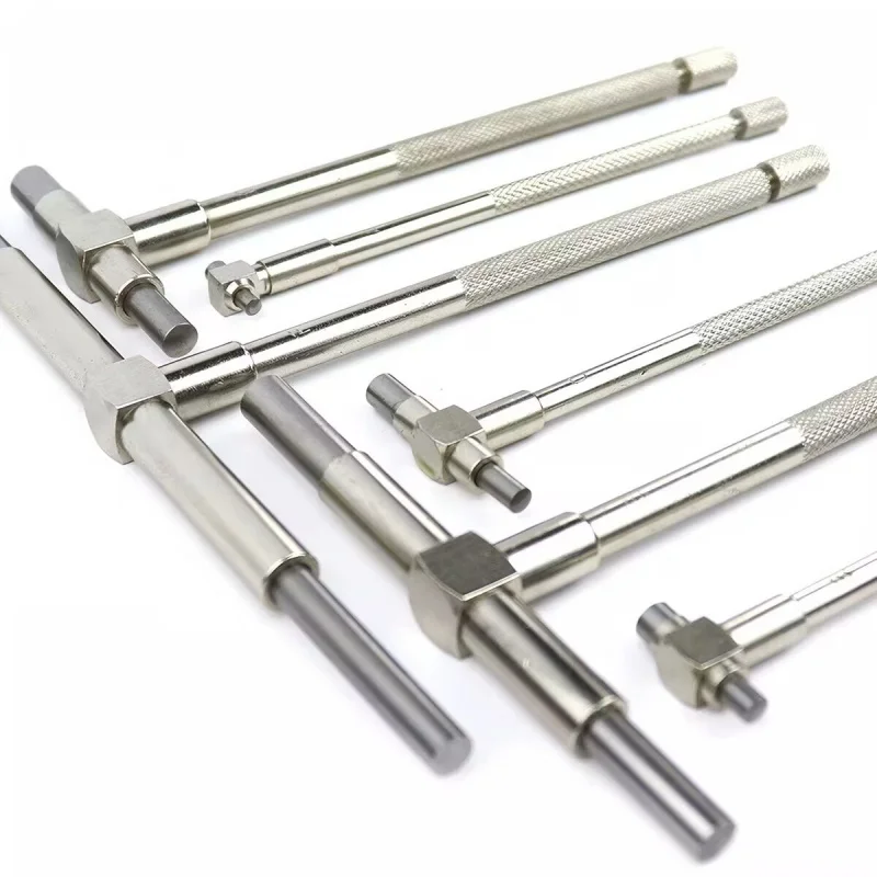 1 Set of 8-150mm Telescoping Inside Diameter Gauge, Adjustable Inside Diameter Gauge, Round-Tip Bore Gauge, Measuring Tool