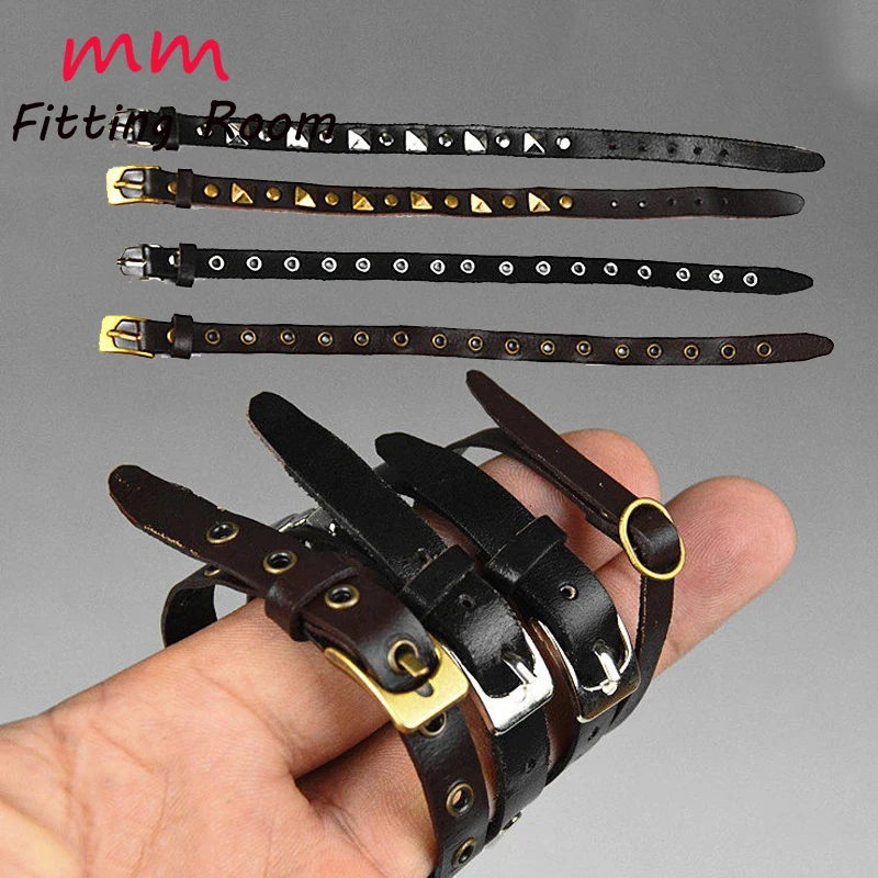 

Аксессуары для кукол-солдат в масштабе 1/6, из натуральной кожи с металлическими заклепками, подходят для фигурок 12 дюймов.